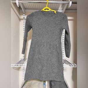 Women Cashmere grey sweater dress